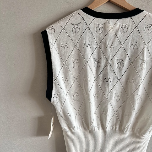 Anthropologie Maeve Violette Icon Logo Vest  Small NWT - Picture 12 of 15